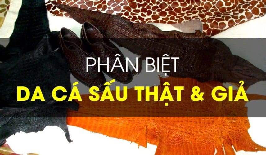 8 cách phân biệt và nhận biết da cá sấu thật giả