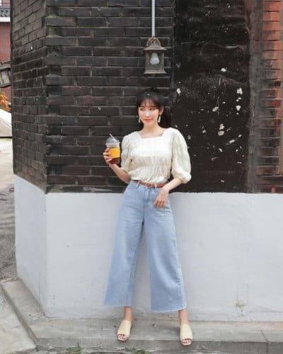 Cách diện quần Culottes