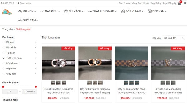 Top 5 shop thắt lưng nam đẹp, cao cấp, giá tốt nhất TPHCM